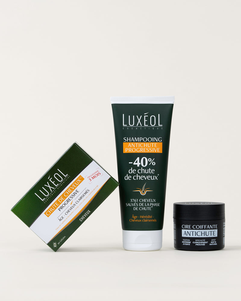 Routine Chute de cheveux homme