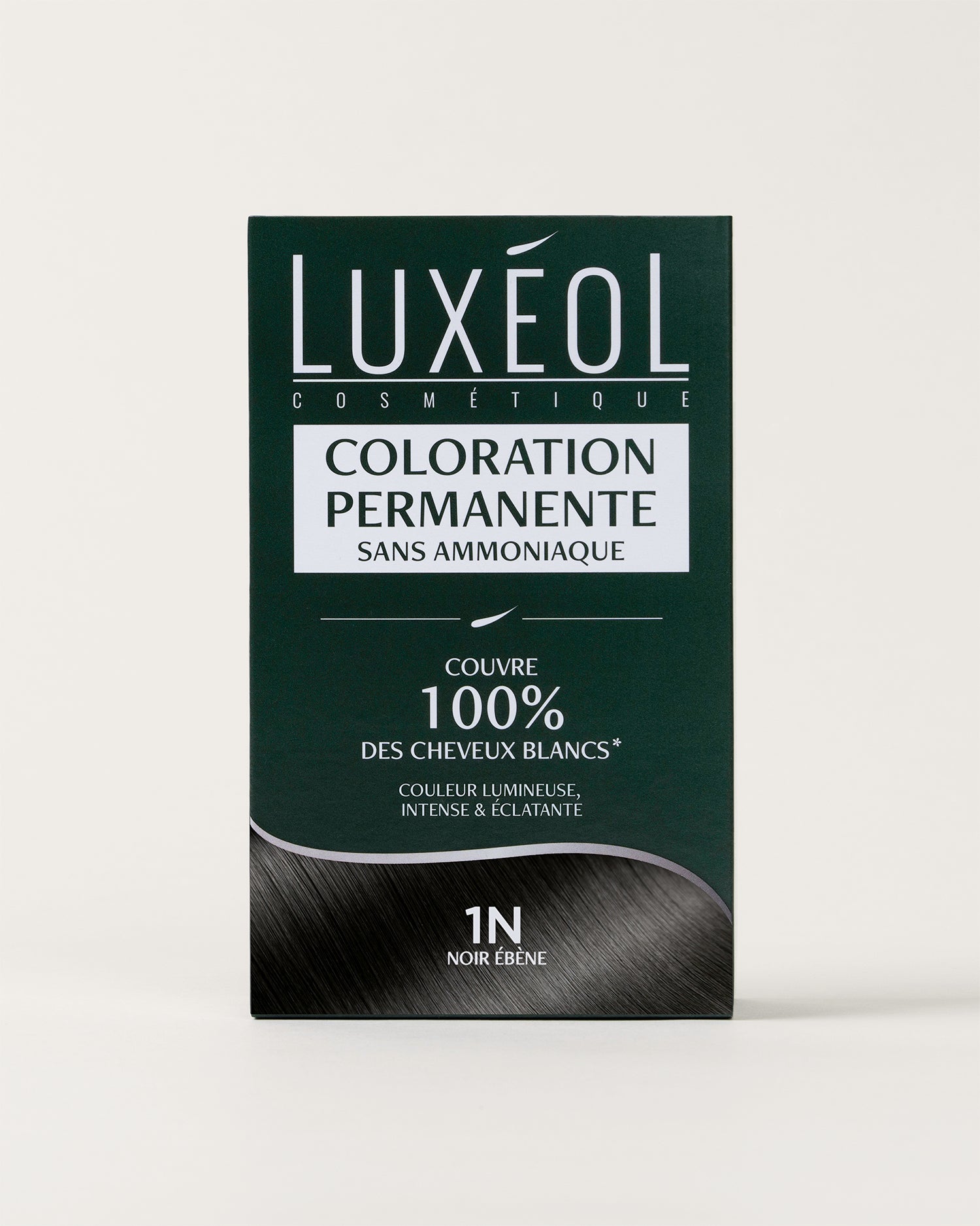 Luxéol Coloration Noir Ébène 1N - Luxéol.com